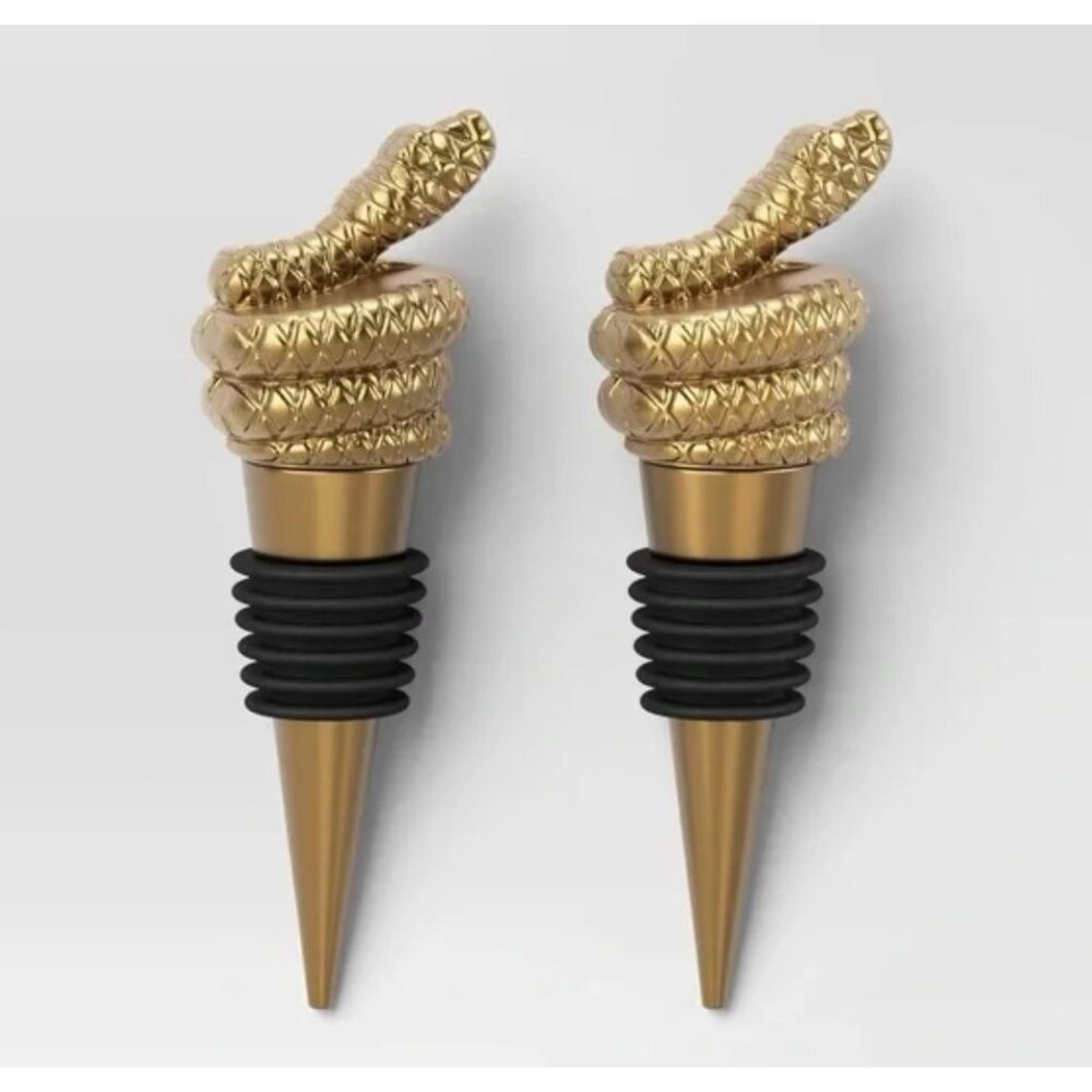 Target 2 Pack Snake Wine Stopper Threshold™ Halloween Bar Decor